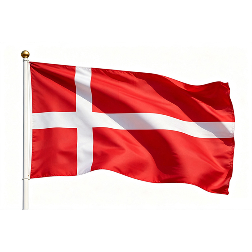 Denmark Flag 3×5 Ft Printed