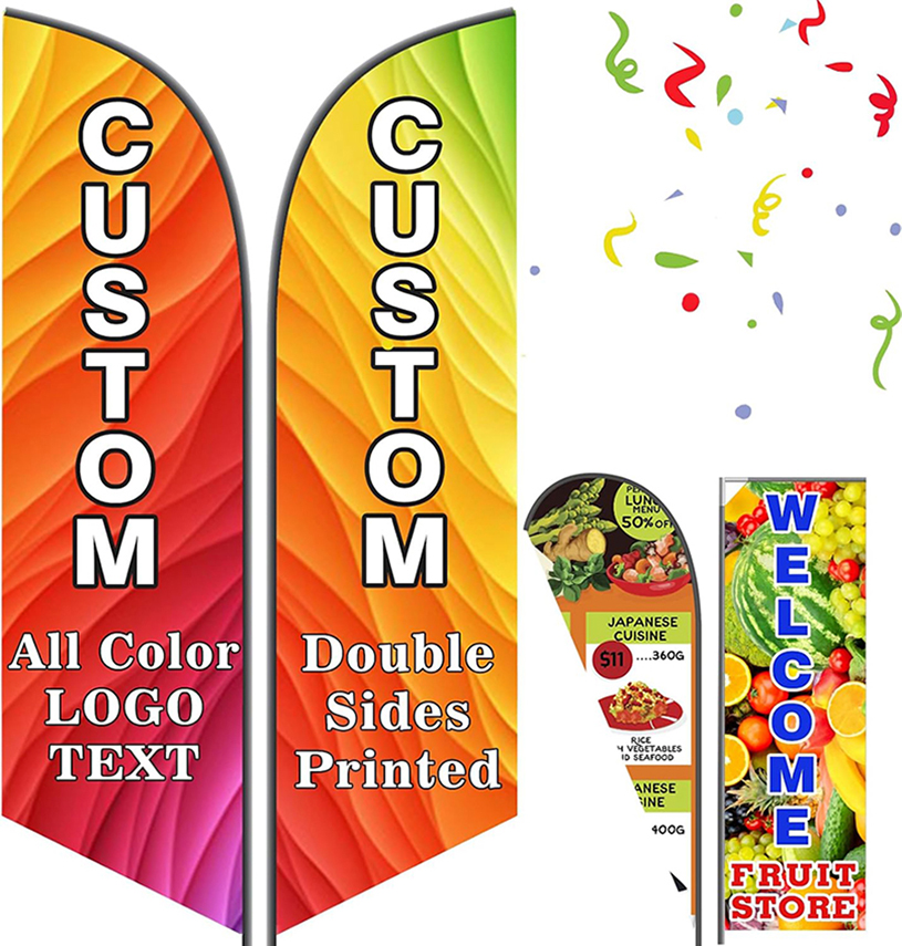 Custom Feather Flags for Business Outside
