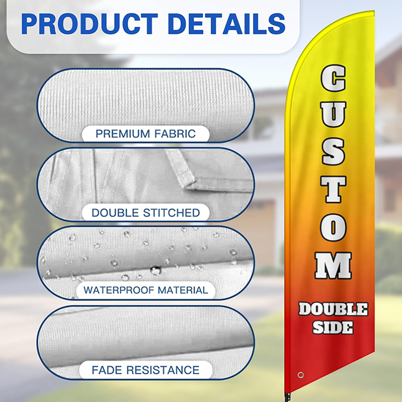Custom Advertising Feather Flag - Image 2