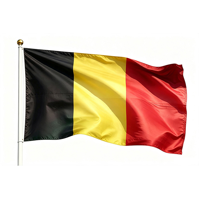 Belgium Flag 3×5 Ft Printed
