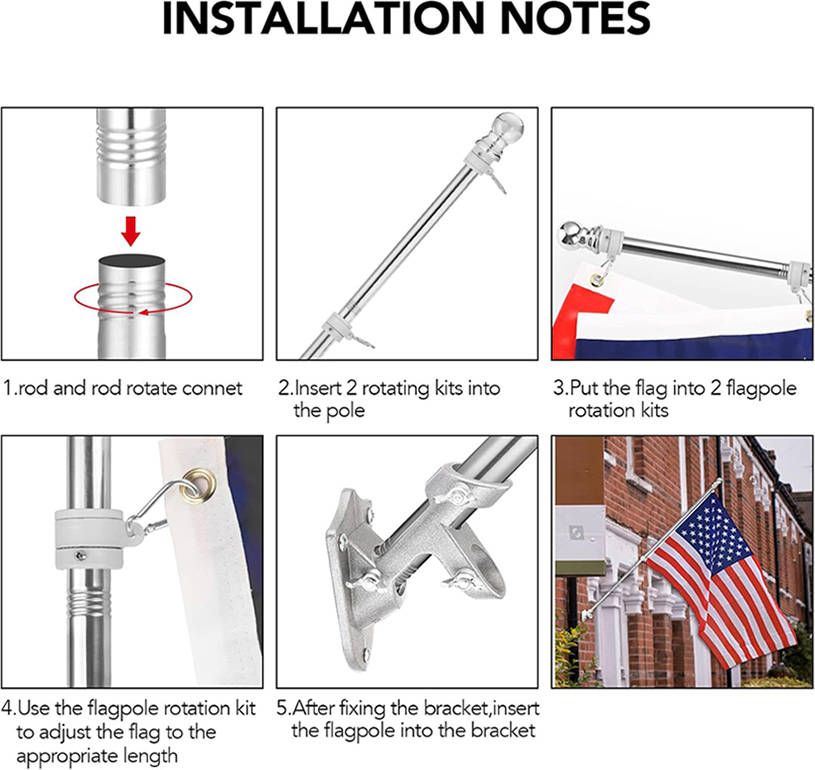 Flag Pole for Outside House - Image 5