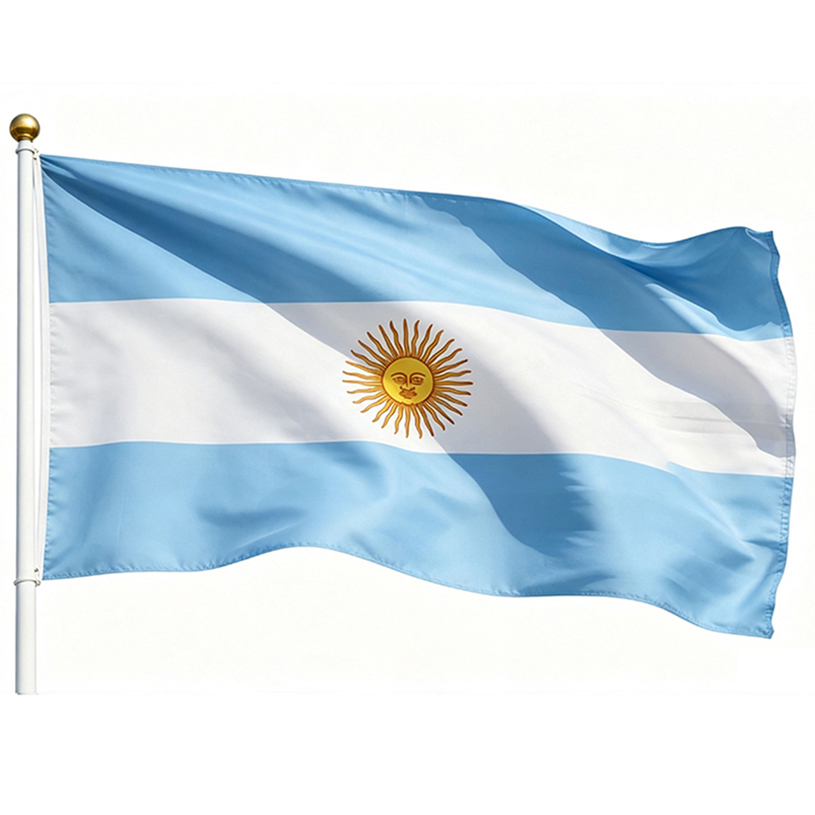 Argentina Flag 3×5 Ft Printed