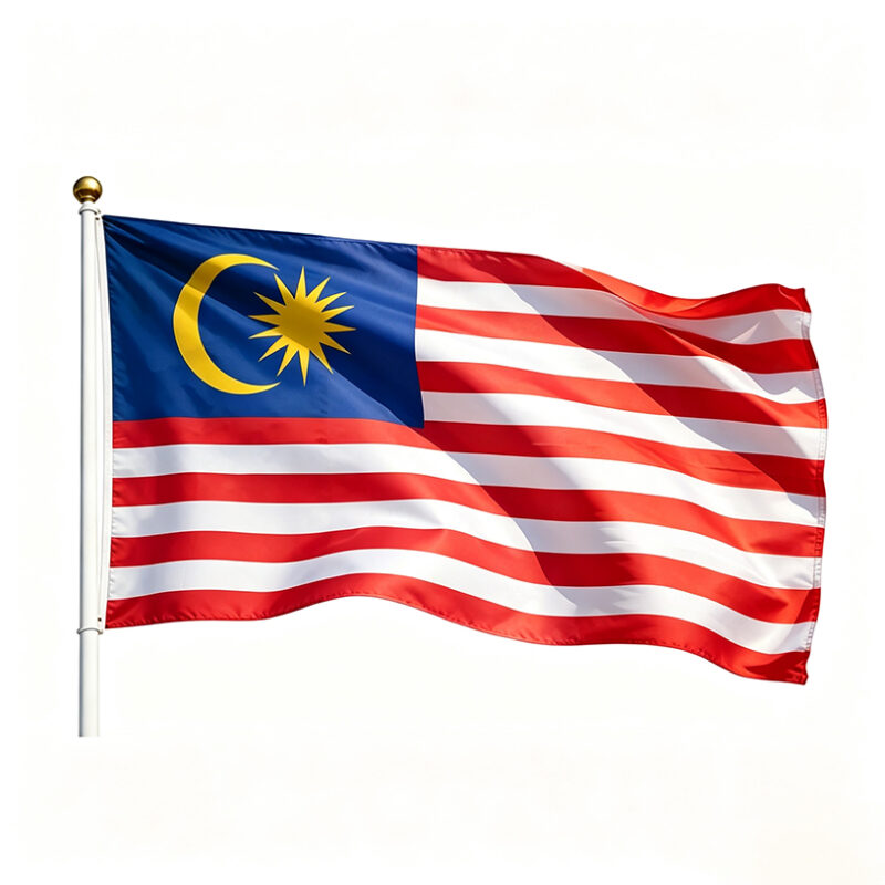 Printed Malaysia Flag 3*5FT
